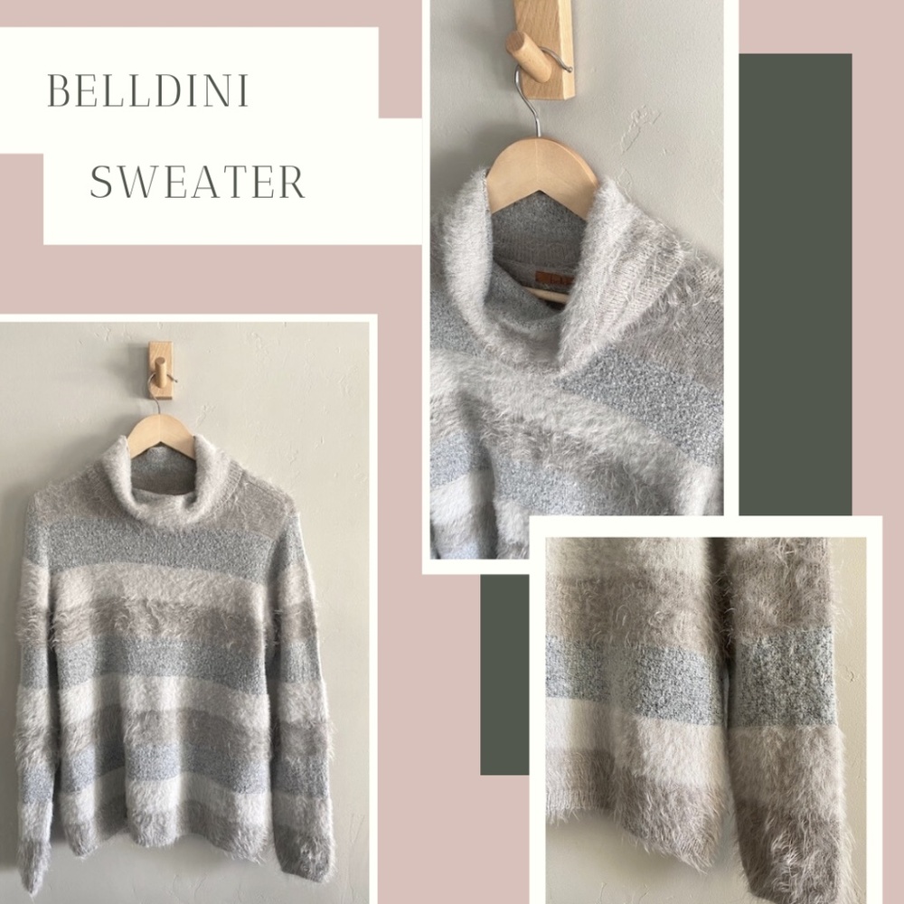 BELLDINI Cowl Neck Sweater